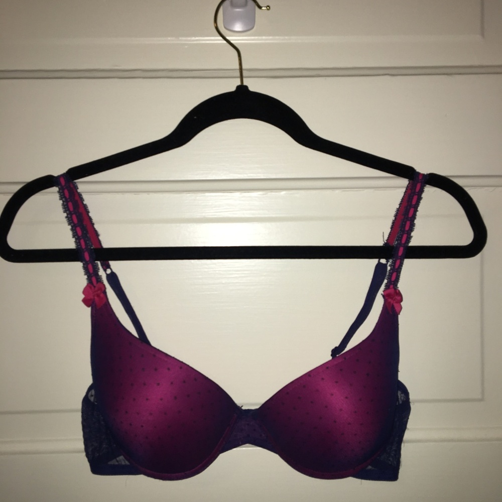 Bow Detail Pushup Bra